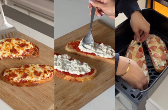 Pizza toast s cottage cheese: Rýchly recept plný bielkovín