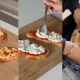 Pizza toast s cottage cheese: Rýchly recept plný bielkovín