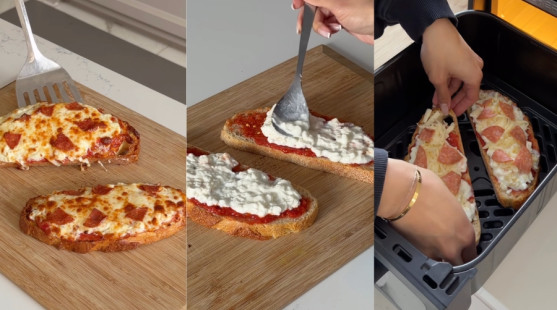 Pizza toast s cottage cheese: Rýchly recept plný bielkovín