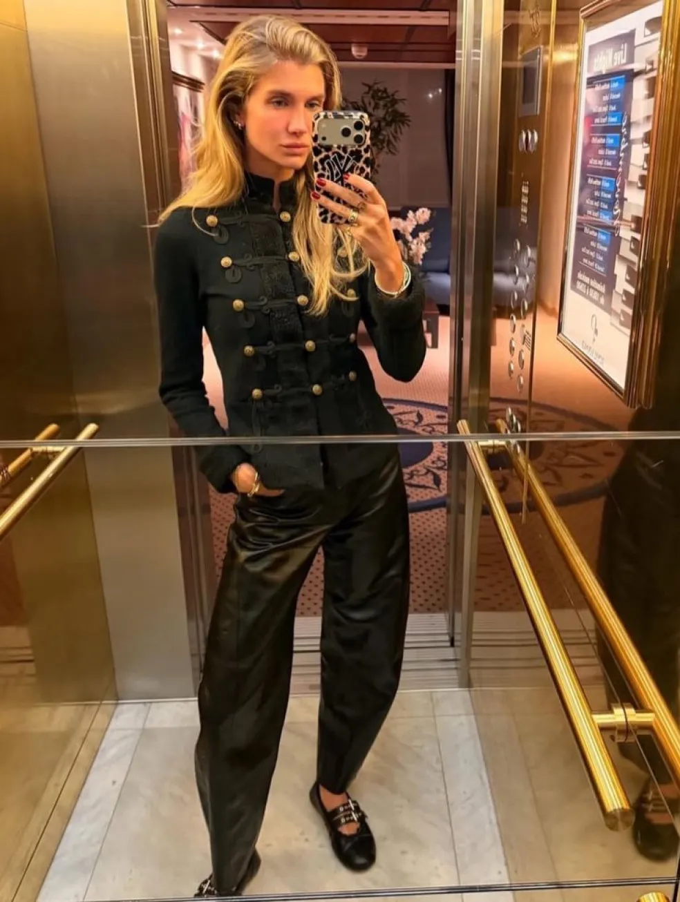 vojenská bunda outfit