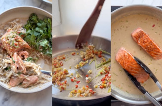 Zabudnite na nudné večere: Krémový losos v kokosovom mlieku, ktorý si zamilujete