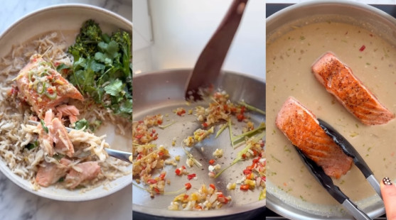 Zabudnite na nudné večere: Krémový losos v kokosovom mlieku, ktorý si zamilujete