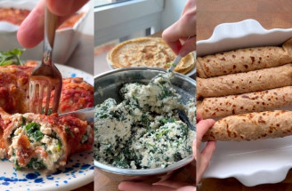 Už žiadne nudné recepty! Vyskúšajte zapekané palacinky so špenátom a ricottou