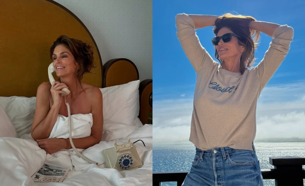 cindy crawford ranná rutina co robi rano celebrity morning routine