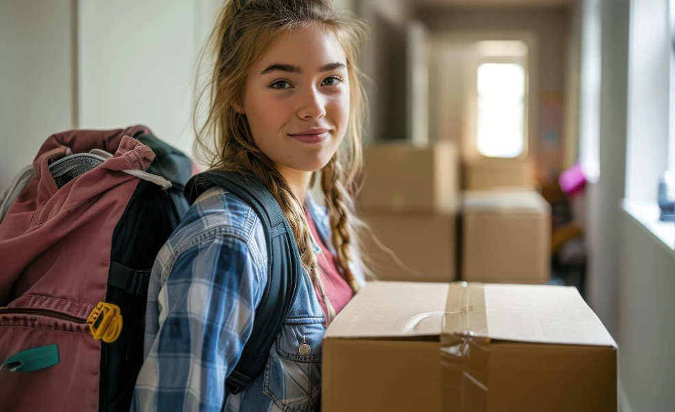osamostatnenie mladý človek odchod z domu samostatný život