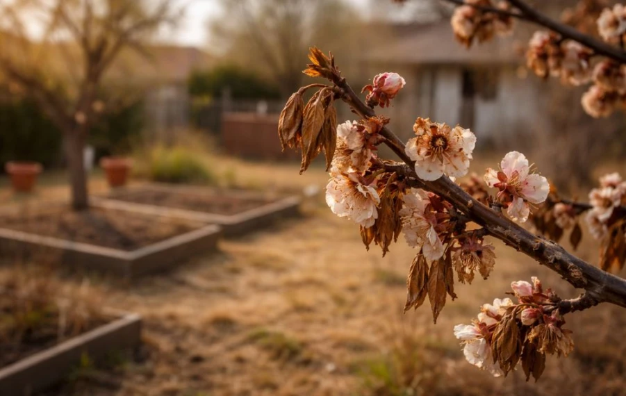 teply marec 2026 dopady na uroda sucho mrz vcelstvo zahrada