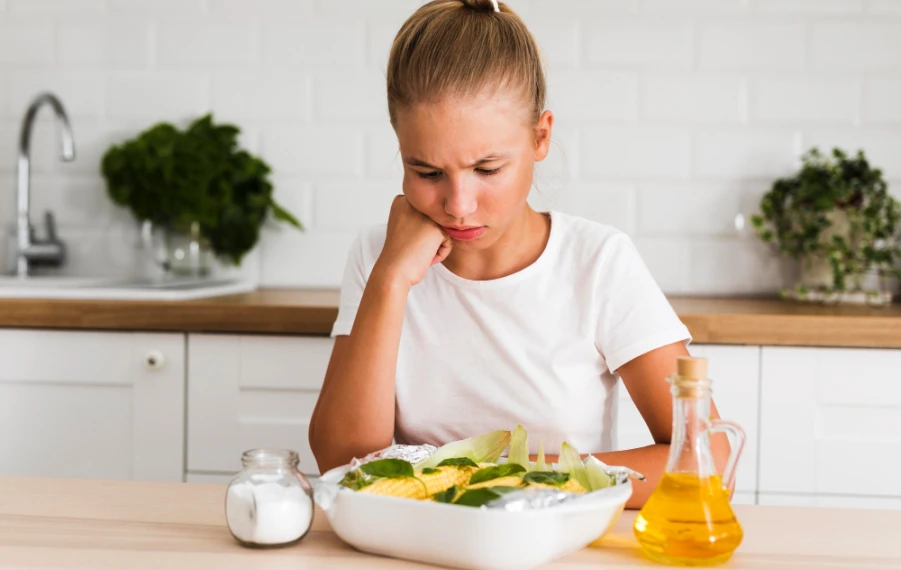 varovné signály porúch príjmu potravy u detí v škole