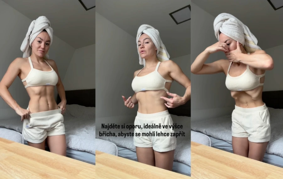 vakuum na brucho cvik