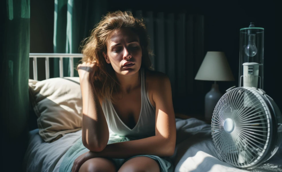 nočné potenie u žien