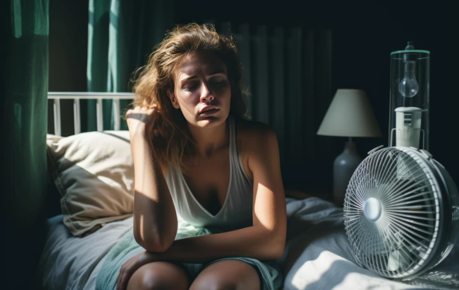 nočné potenie u žien