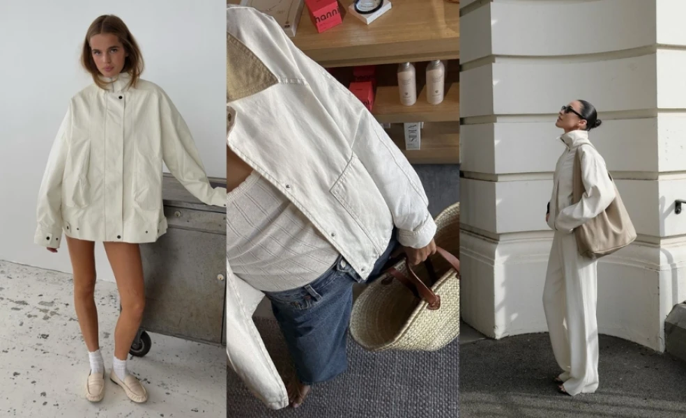 biela bunda letné trendy 2026