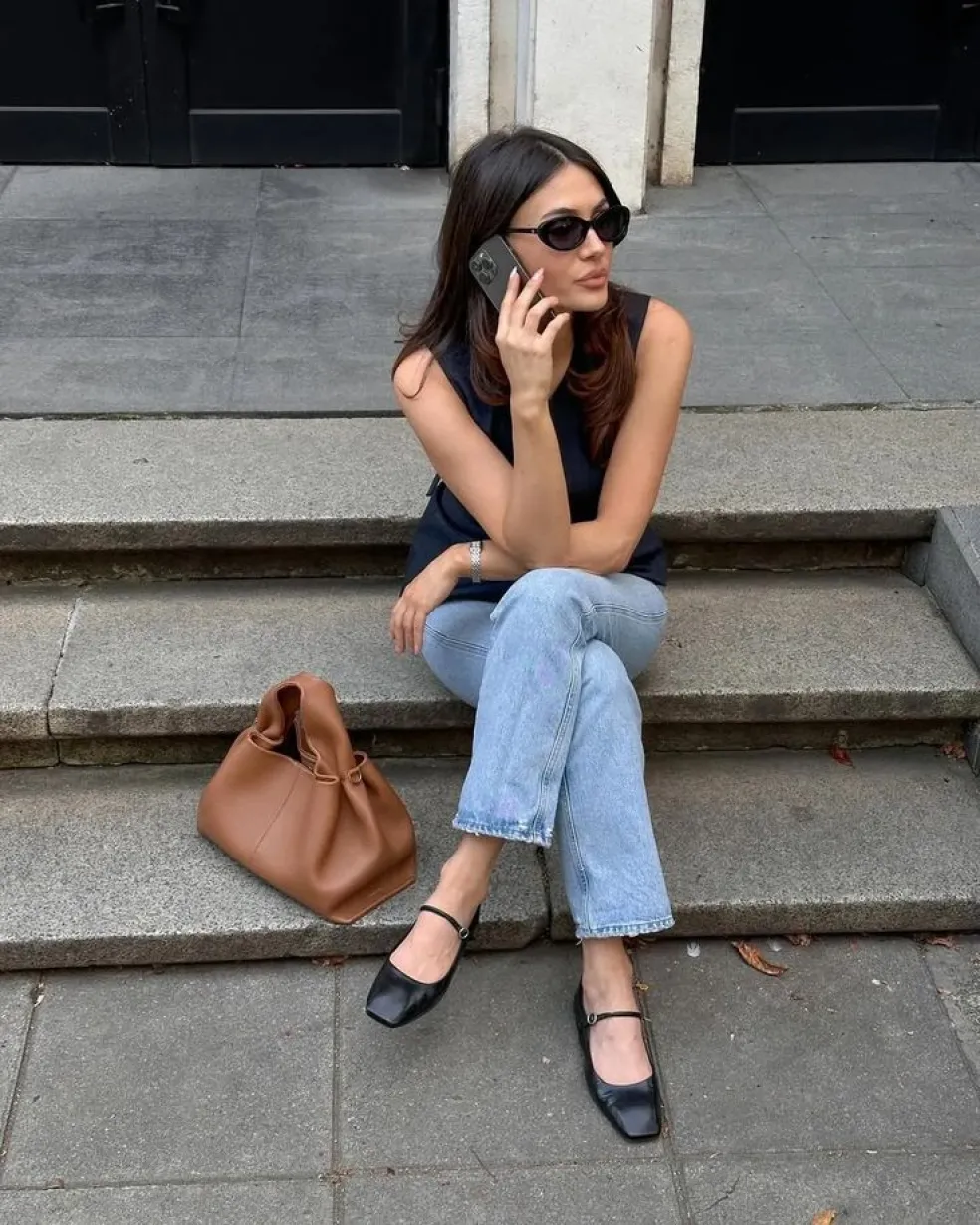 ako nosiť baleríny