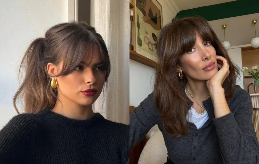 U bangs ofina – jemná oblúková ofina, ktorá omladí tvár