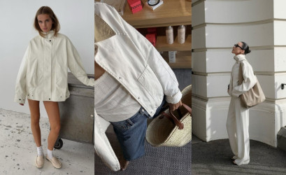 Biela bunda je hit leta 2026: 6 outfitov, ktoré budete chcieť nosiť každý deň