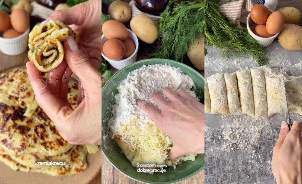 zemiakové placky so syrom a kôprom chrumkavý domáci recept