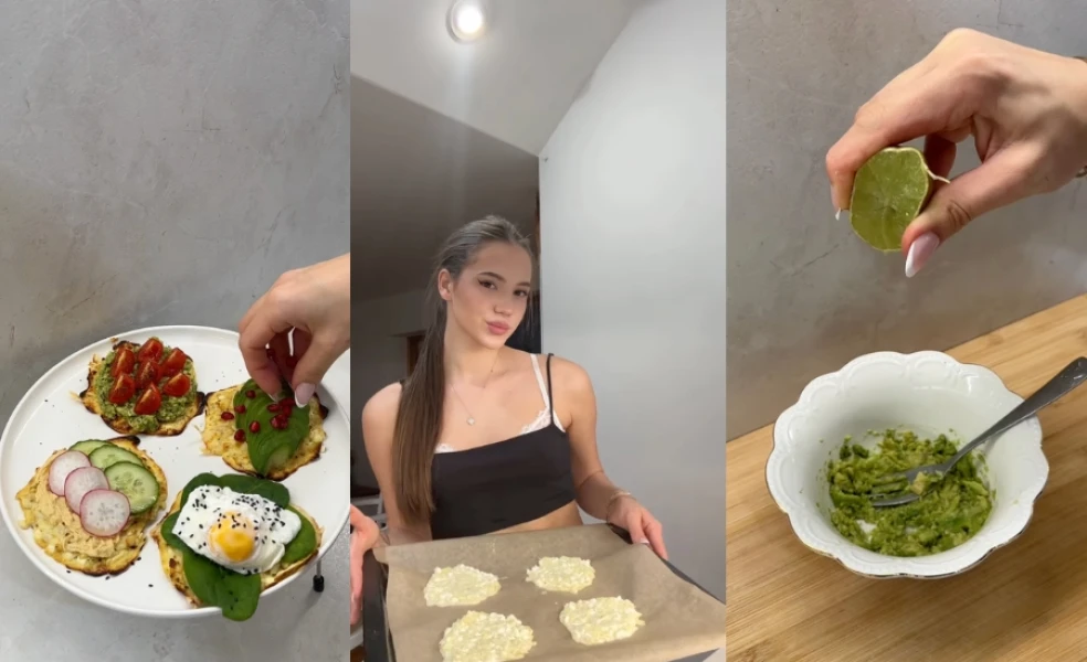 cuketové placky s cottage syrom