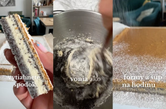 Makový koláč Čum na drát: Neodolateľný recept na dezert s tromi vrstvami