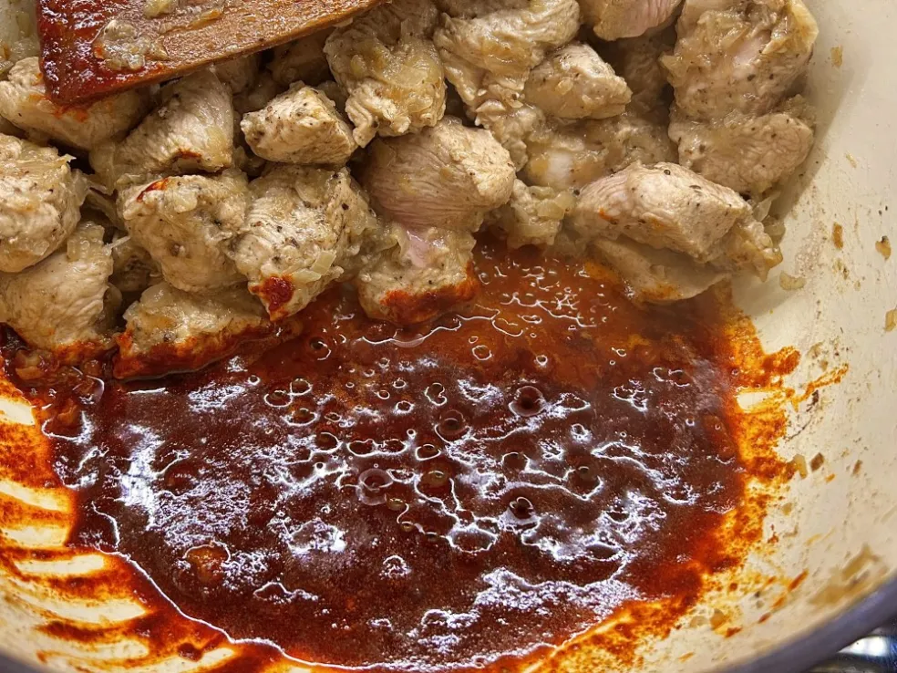 papriková zápraška na morčací guláš