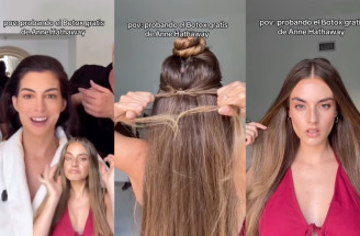 Mini vrkoče ako lifting tváre: Trik Anne Hathaway bez botoxu