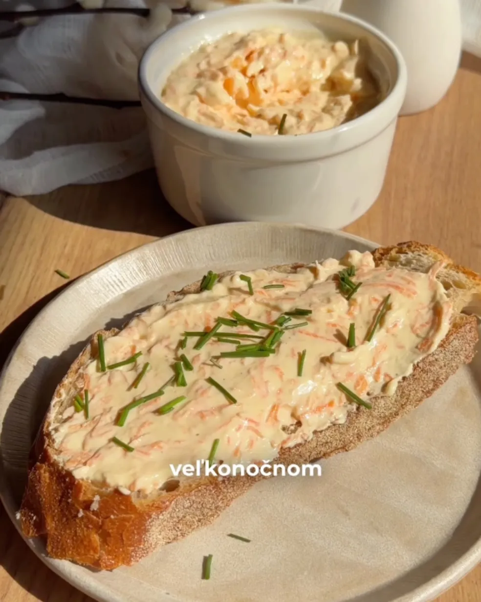 zdravá nátierka z tvarohu