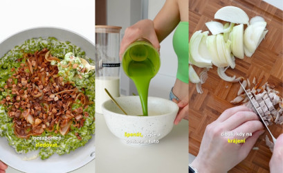 Špenátové halušky s nivovou omáčkou: Fit recept plný bielkovín