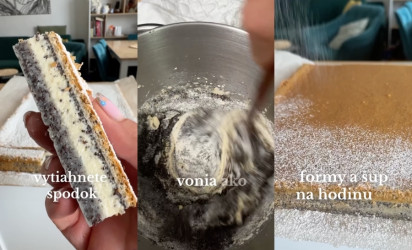 Makový koláč Čum na drát: Neodolateľný recept na dezert s tromi vrstvami