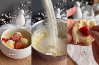 Jahodové tvarohové guľky: Obľúbený recept v jednoduchšej verzii