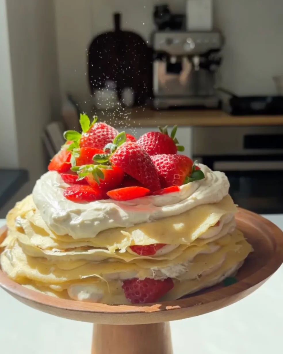 nepečená torta z palaciniek