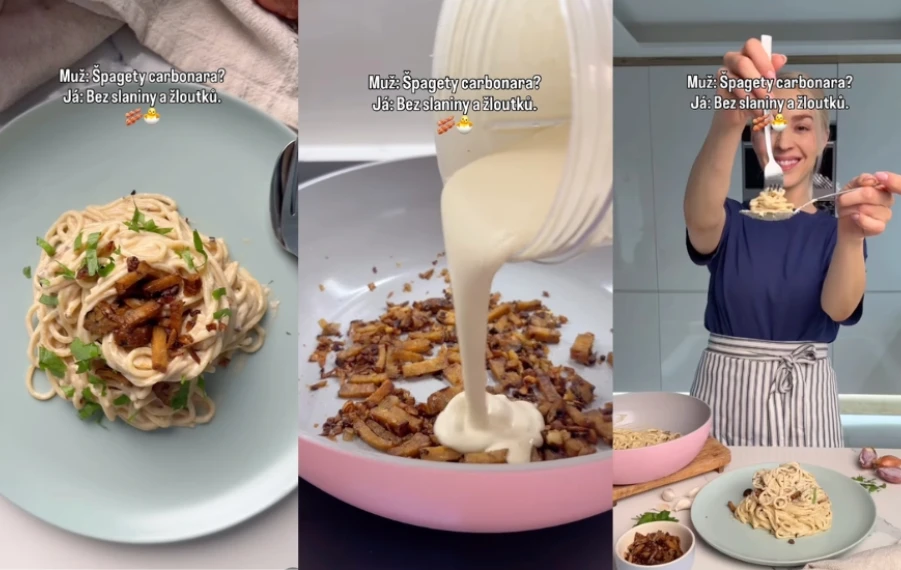 špagety carbonara recept