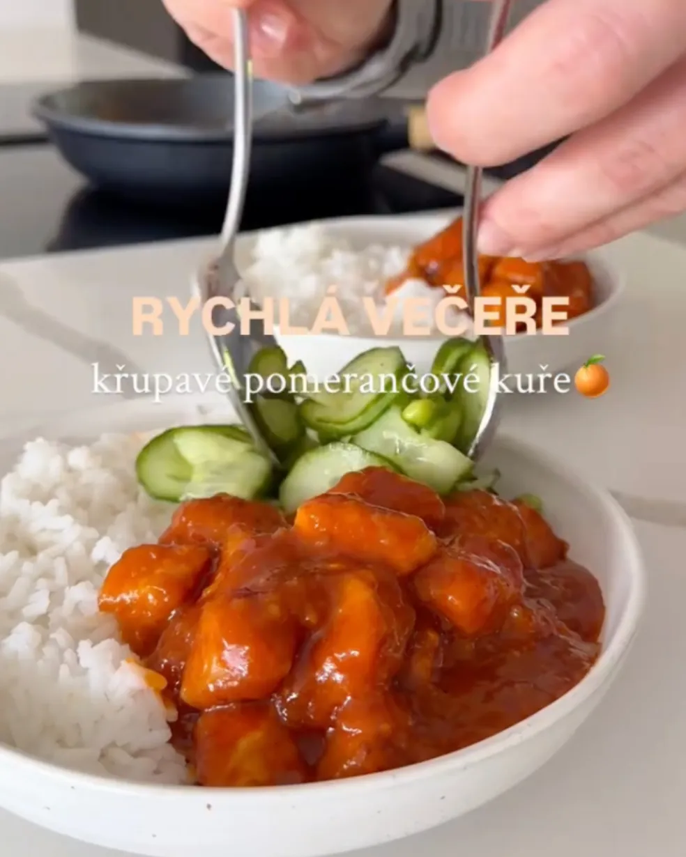 pomarančové kura recept