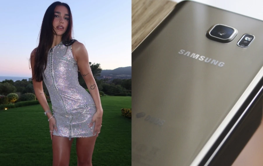 Dua Lipa Samsung žaloba
