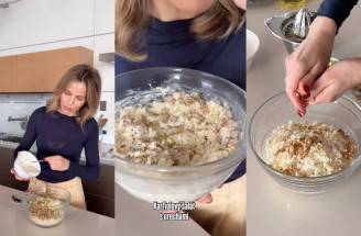 Ľahký fit recept: Karfiolový šalát s orechami podľa Ivany Gáborik