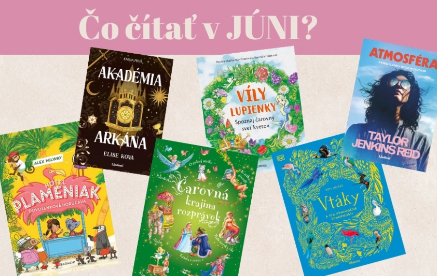Júnové knižné novinky Albatrosu s románom Atmosféra, fantasy Akadémia arkána a detskými knihami