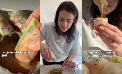 Domáce jarné závitky s arašidovou omáčkou: Jednoduchý ázijský recept