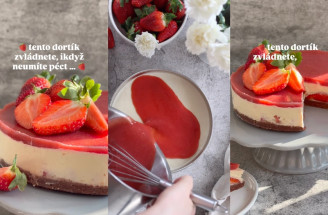 Vegánsky nepečený cheesecake s jahodami: Jednoduchý letný dezert