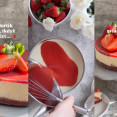 Vegánsky nepečený cheesecake s jahodami: Jednoduchý letný dezert