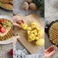 Slané vafle z brokolice a zemiakov: Chrumkavý recept do vaflovača