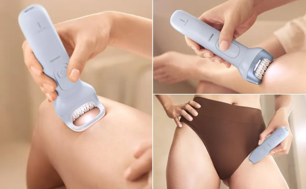 Flexibilná holiaca hlavica Philips kopírujúca krivky tela