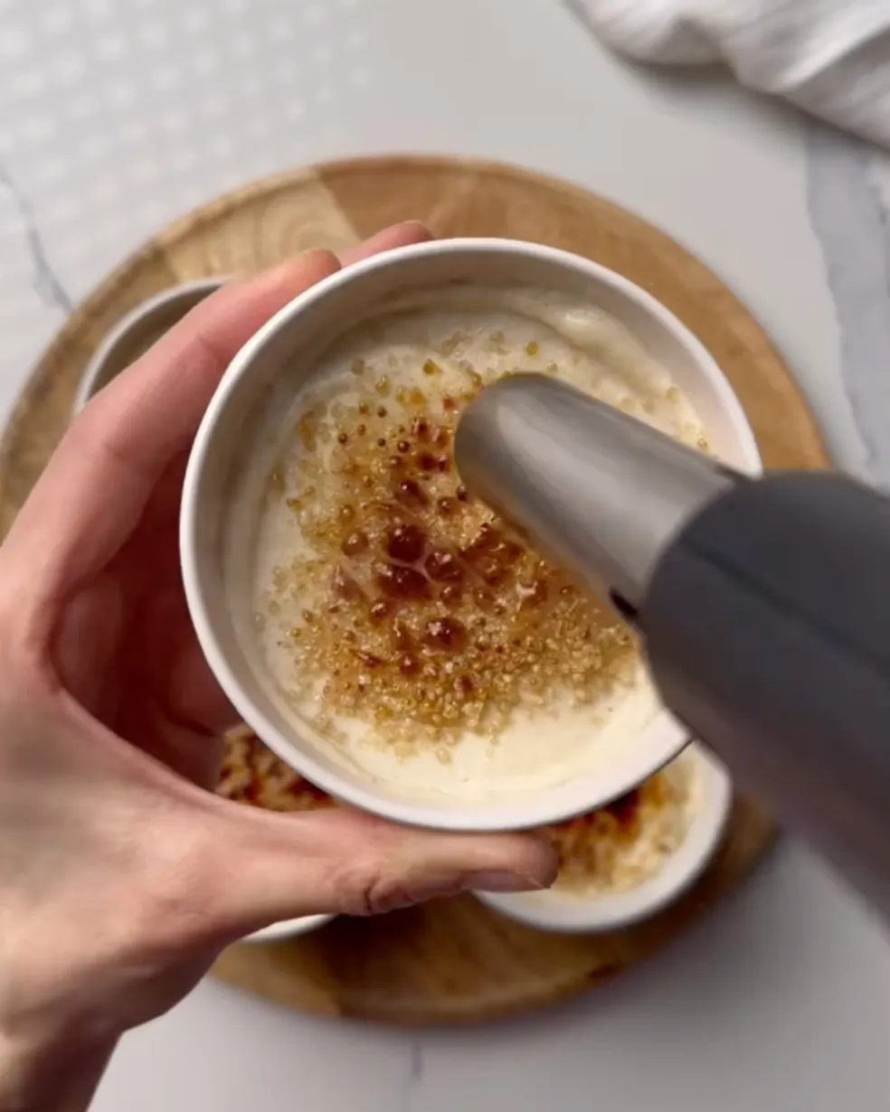 vegan crème brûlée