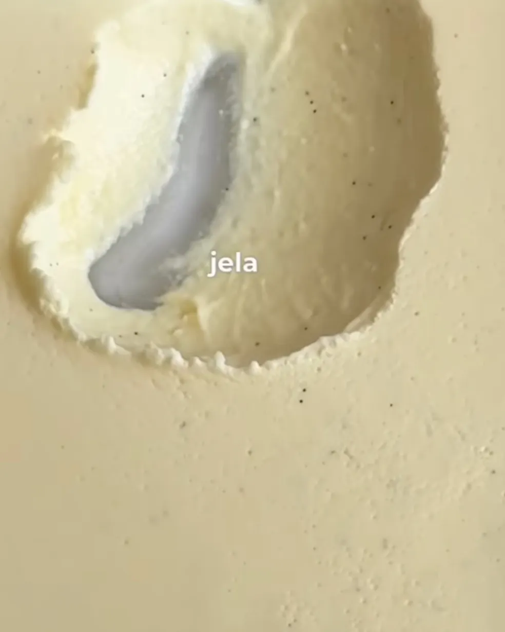 panna cotta s ovocím