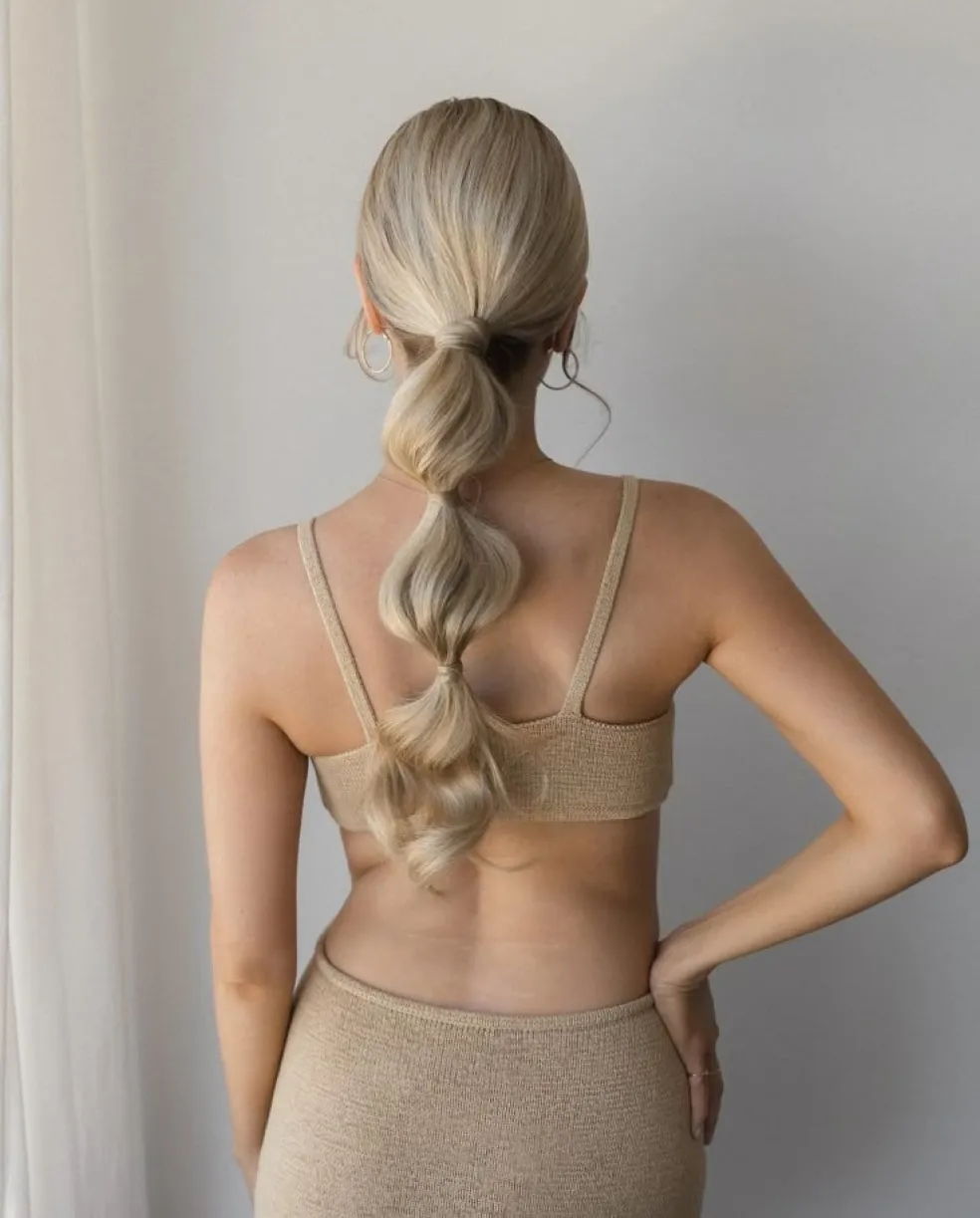 bubble ponytail