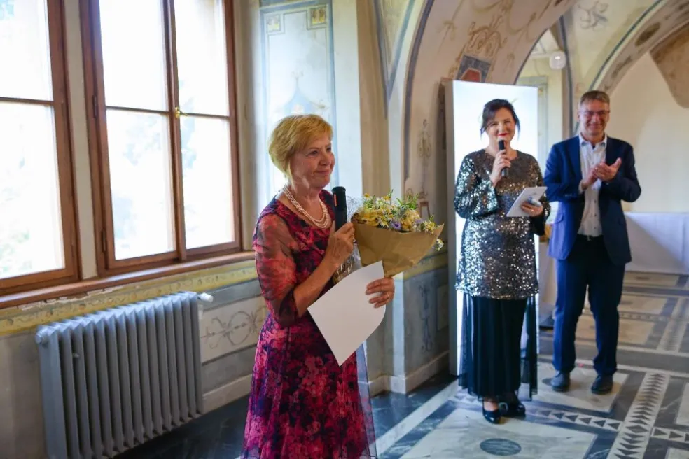 Alena Kimlová ocenená hlavní kosmetička a Andrea Trčková a Ladislav Kavan