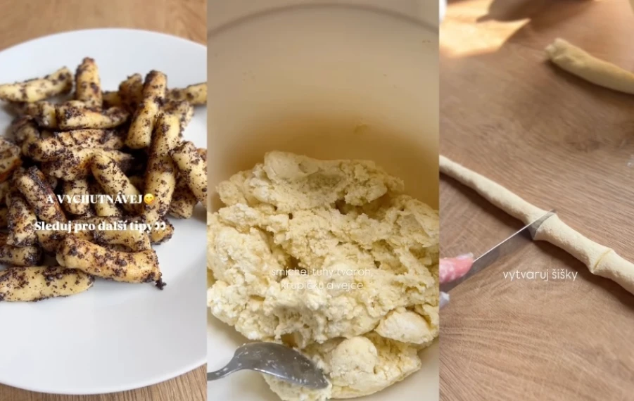 tvarohové šúľance s makom fit recept