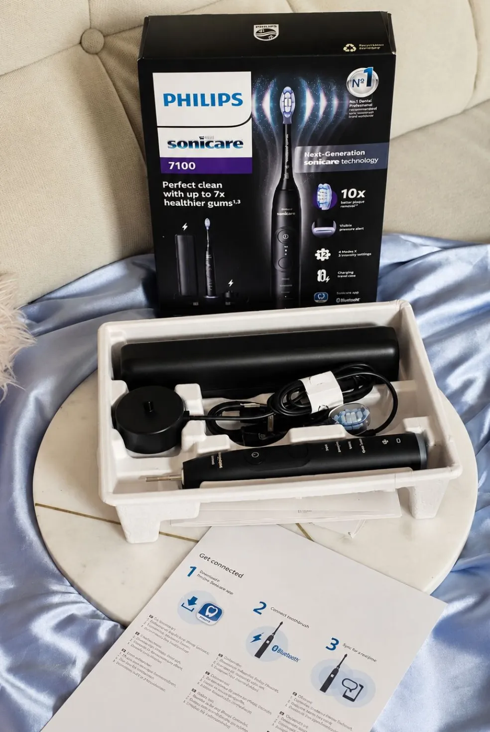 Kefkové nástavce Philips Sonicare 7100 obsah balenia