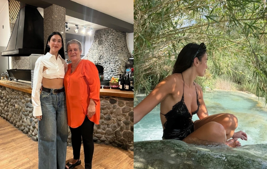 Dua Lipa dovolenka