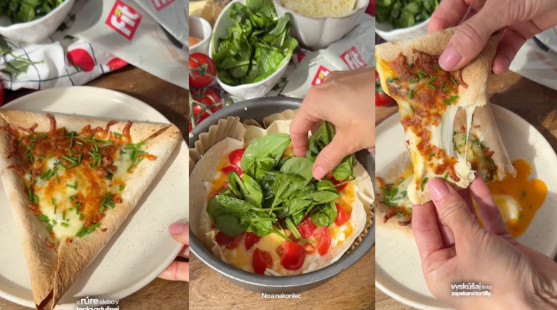 Zapečená tortilla: Chrumkavý FIT recept na obed, večeru aj do krabičky