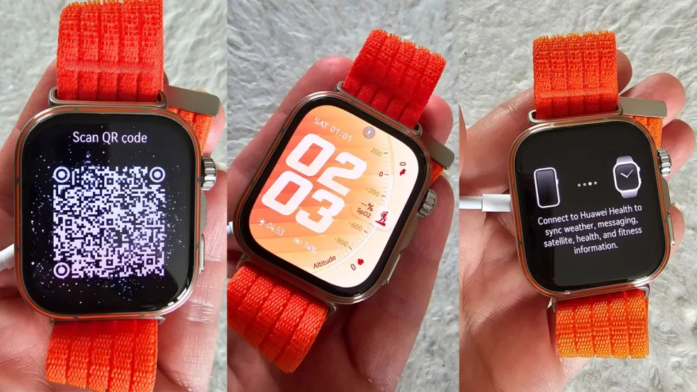 Huawei Watch Fit 5 Pro NFC displey spárovanie s mobilom