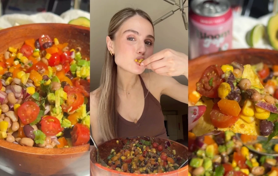 fazuľový šalát s kukuricou Cowboy Caviar
