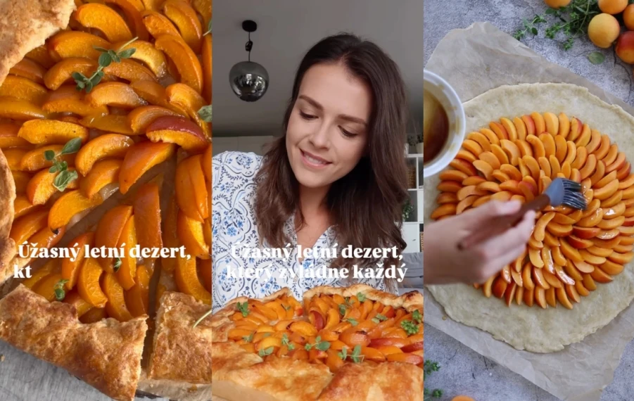 marhuľová galetka recept
