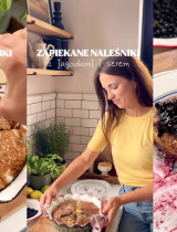 Zapekané palacinky s tvarohom a čučoriedkami: Krémový letný dezert s vanilkovým prelivom